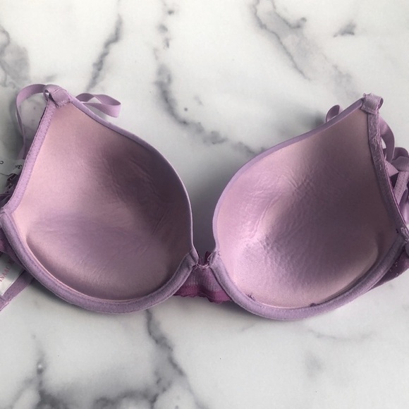 Isaac Mizrahi 3-Way Bra Lavender With Lace Size 36D NWT - Picture 6 of 9